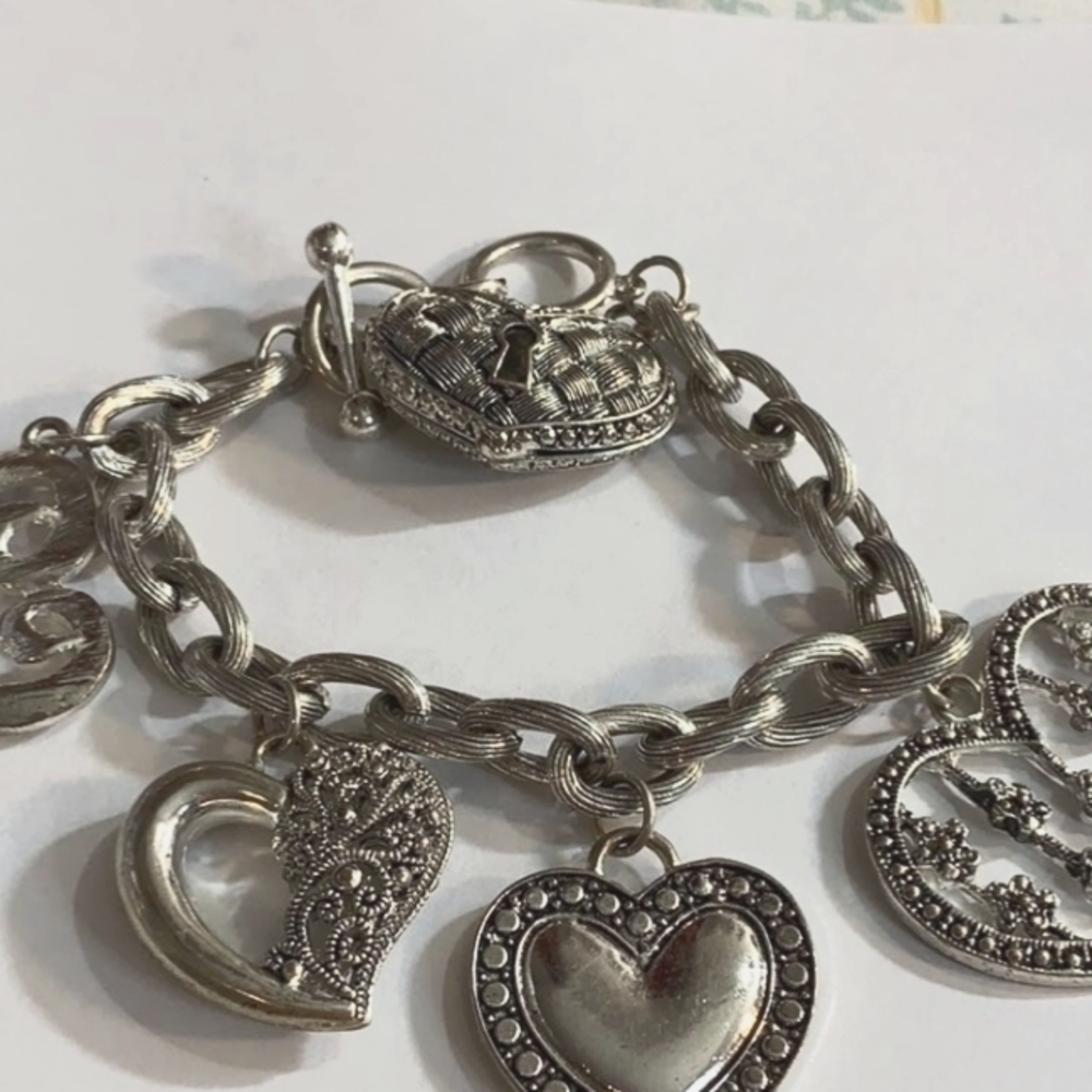Beautiful Detailed Charms Love Bracelet